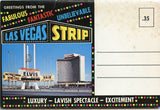 Greetings from the Fabulous, Fantastic, Unbelievable Las Vegas Strip, Las Vegas, Souvenir Folder-Carey's Emporium