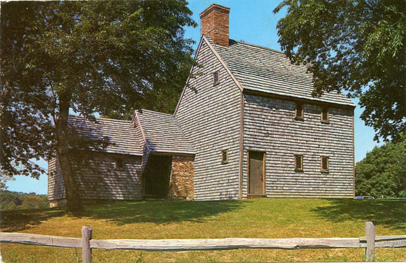 Old Hoxie House (1637), Salt Box Type, Sandwich, MA-Carey's Emporium