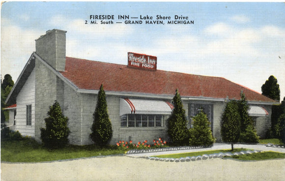Fireside Inn, Lake Shore Drive, Grand Haven, MI-Carey's Emporium