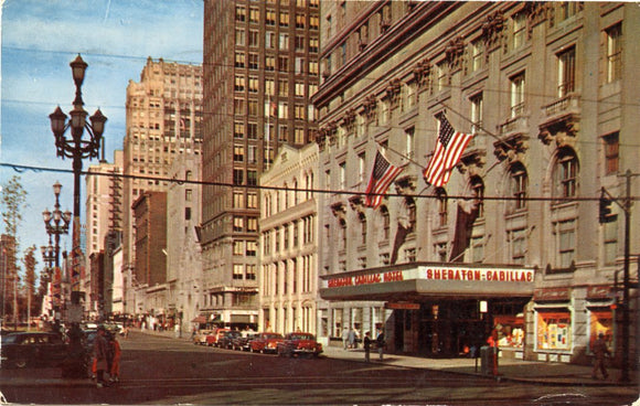 Sheraton Cadillac Hotel, Washington Boulevard and Michigan Avenue, Detroit, MI-Carey's Emporium