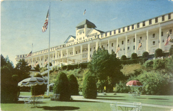 Grand Hotel and Formal Garden, Mackinac Island, MI-Carey's Emporium