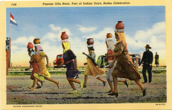 Papago Olla Race, Part of Indian Days, Rodeo Celebration, Tucson, AZ-Carey's Emporium