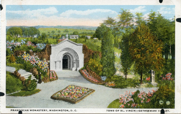 Tomb of Bl. Virgin, Gethsemani Valley, Franciscan Monastery, Washington, DC-Carey's Emporium