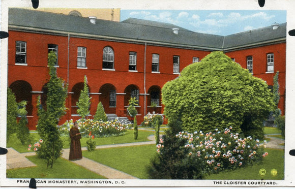 The Cloister Courtyard, Franciscan Monastery, Washington, DC-Carey's Emporium