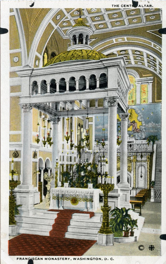 The Center Altar, Franciscan Monastery, Washington, DC-Carey's Emporium