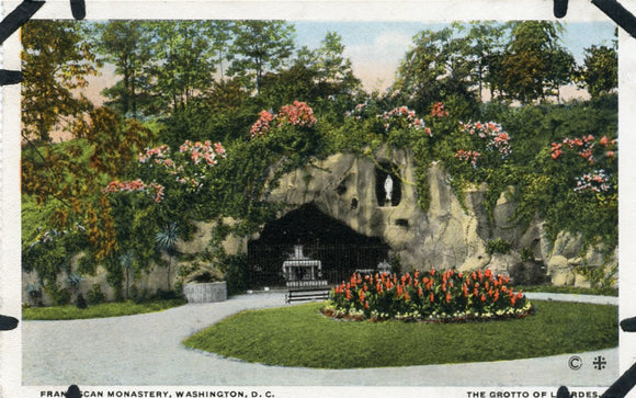 The Grotto of Lourdes, Franciscan Monastery, Washington, DC-Carey's Emporium