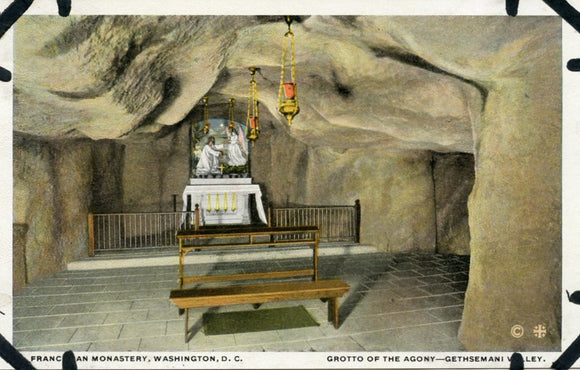 Grotto of the Agony, Gethsemani Valley, Franciscan Monastery, Washington, DC-Carey's Emporium