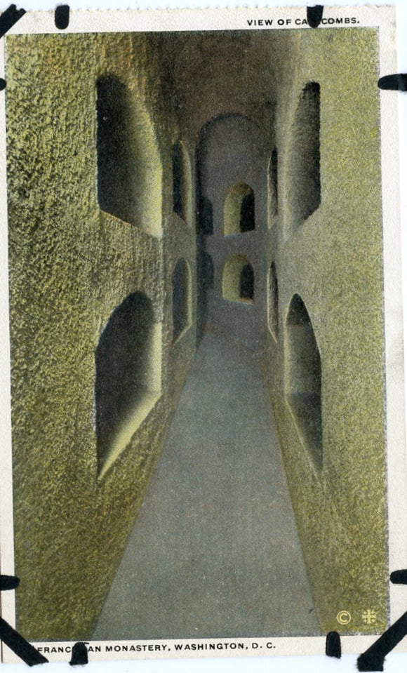 View of Catacombs, Franciscan Monastery, Washington, DC-Carey's Emporium