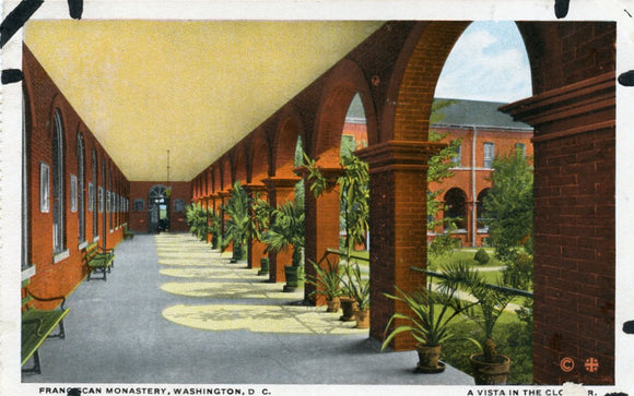 A Vista in the Cloister, Franciscan Monastery, Washington, DC-Carey's Emporium