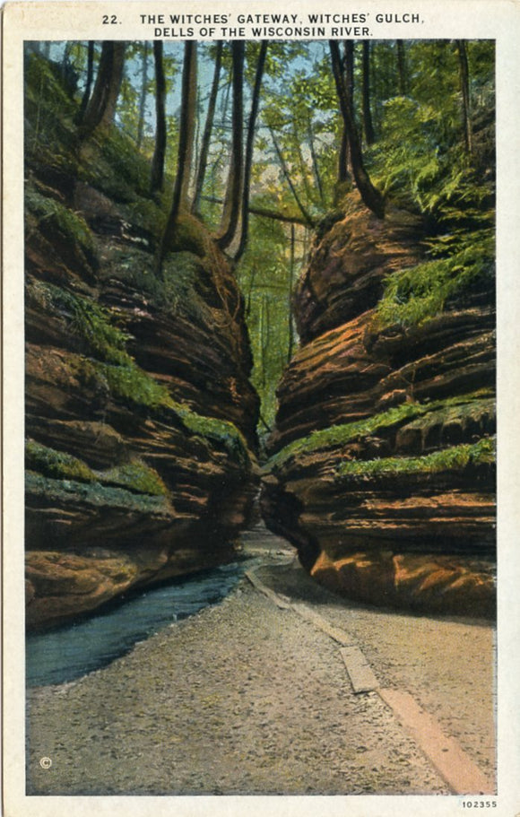 Witches' Gateway, Witches' Gulch, Dells of the Wisconsin River, WI-Carey's Emporium