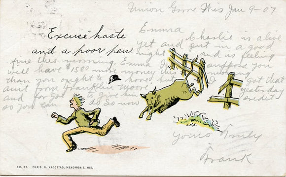 Excuse Haste and a Poor Pen-Carey's Emporium