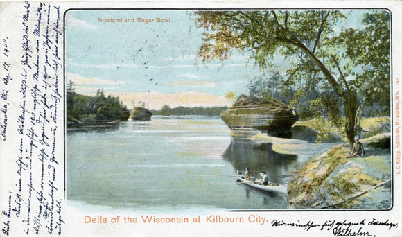 Dells of the Wisconsin, at Kilbourn City, WI-Carey's Emporium