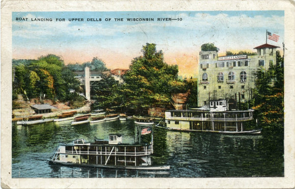 Boat Landing for Upper Dells of the Wisconsin River, WI-Carey's Emporium