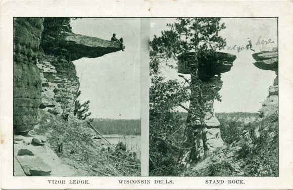 Vizor Ledge, Stand Rock, Wisconsin Dells, WI-Carey's Emporium