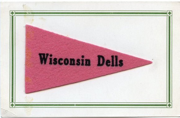 Wisconsin Dells, WI Felt Pennant-Carey's Emporium