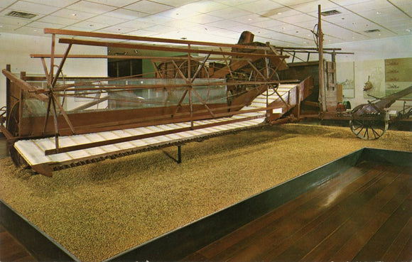 Combined Harvester-Thresher, Hall of Farm Machinery, Museum of History and Technology, Smithsonian Institution, Washington, DC-Carey's Emporium