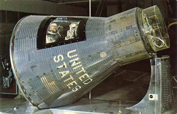 Original Mercury Spacecraft Friendship 7, Air and Space Building, Smithsonian Institution, Washington, DC-Carey's Emporium