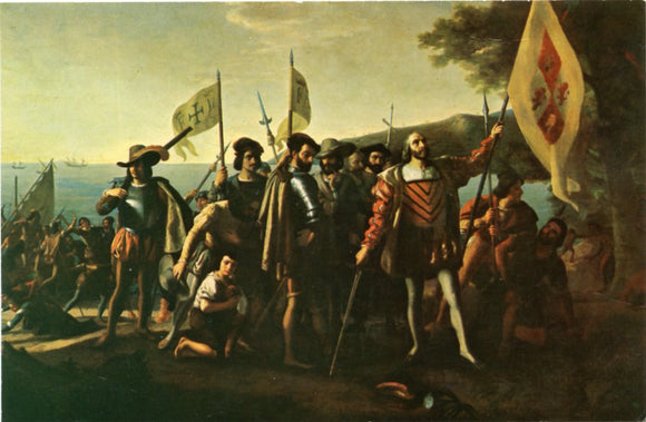 Landing of Columbus, Capitol Rotunda, Washington, DC-Carey's Emporium