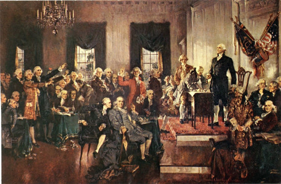 Signing of the Constitution, Capitol Rotunda, Washington, DC-Carey's Emporium