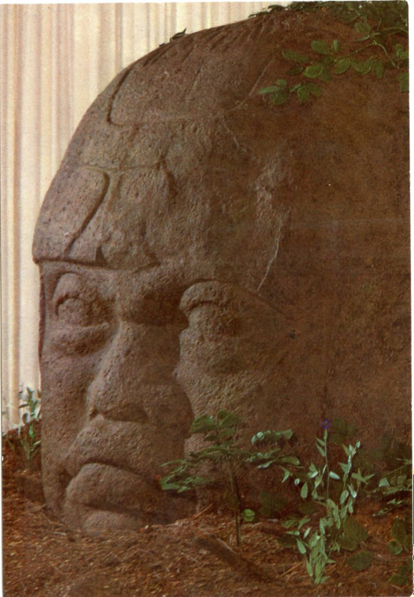 Eight-Foot-High Olmec Head, National Georgraphic Society's Explorer's Hall, Washington, DC-Carey's Emporium