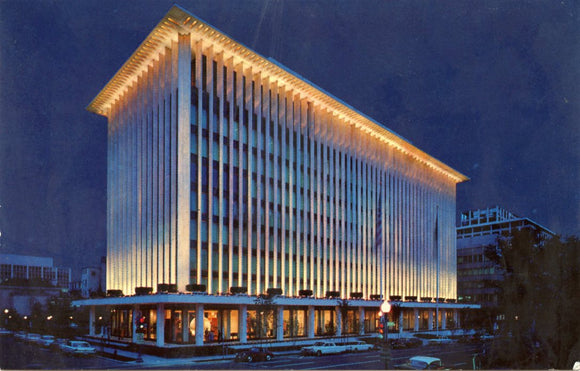 Agleam by Night, National Georgraphic Headquarters, Washington, DC-Carey's Emporium