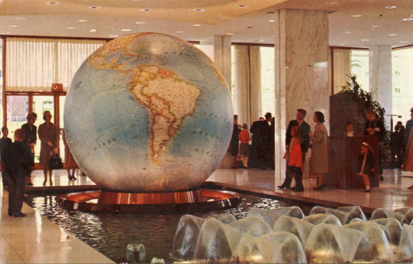 World's Largest Unmounted Globe, Explorer's Hall, National Georgraphic Society Headquarters, Washington, DC-Carey's Emporium