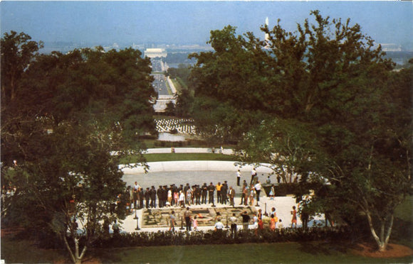 Grave of John F. Kennedy, 35th President of the United States, Arlington National Cemetery, Arlington, VA-Carey's Emporium