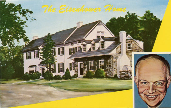 President Eisenhower's Home Bordering the Nation's Greatest Historic Shrine, at Gettysburg, PA-Carey's Emporium
