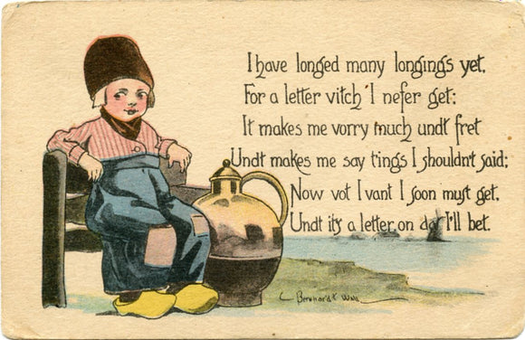 I Have Longed Many Longings Yet, For a Letter Vitch I Nefer Get-Carey's Emporium