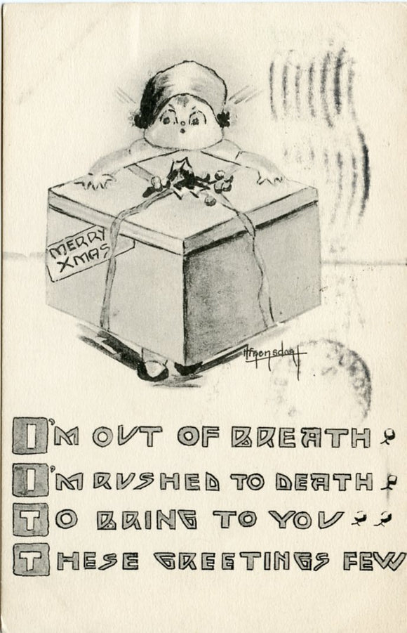 I'm Out of Breath, I'm Rushed to Death, To Bring to You, These Greetings Few-Carey's Emporium