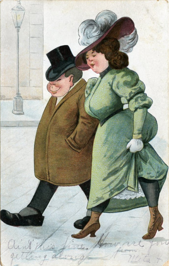 Couple Walking Hand-in-Hand-Carey's Emporium