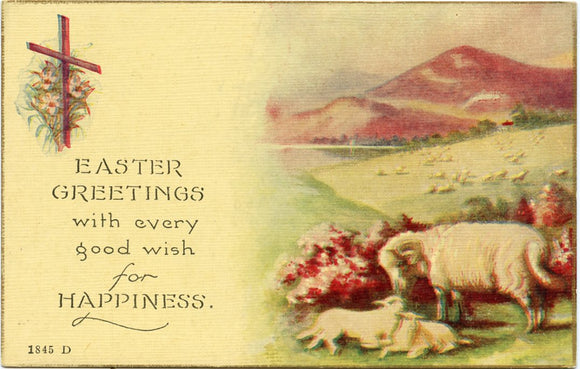 Easter Greetings with Every Good Wish for Happiness-Carey's Emporium