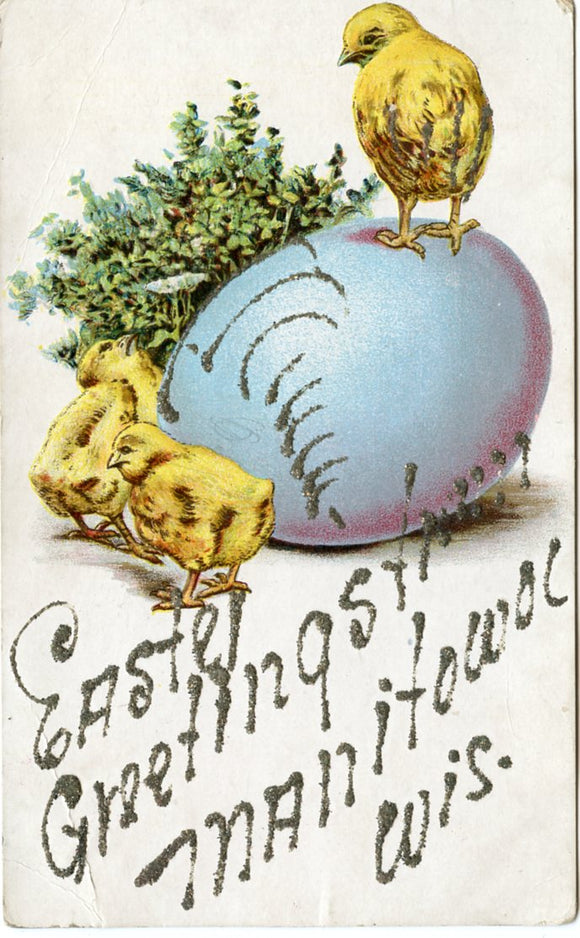Easter Greetings, from Manitowoc, WI-Carey's Emporium