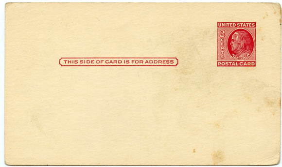U. S. Postal Card, Two Cents-Carey's Emporium