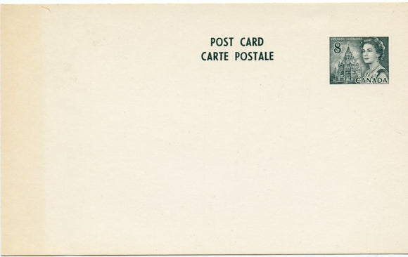Canadian Postal Card, Eight Cents-Carey's Emporium