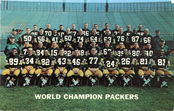 World Champion Packers, 1966, Green Bay's Famous Packer Football Team-Carey's Emporium