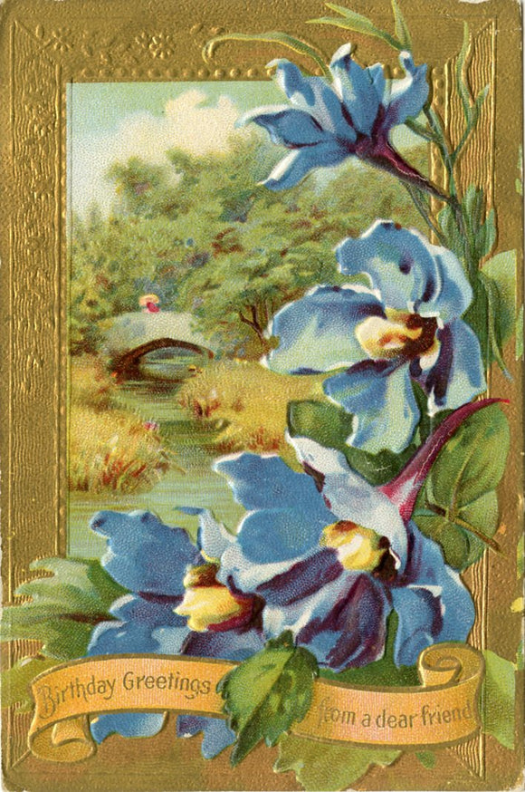 Birthday Greetings, From A Dear Friend-Carey's Emporium