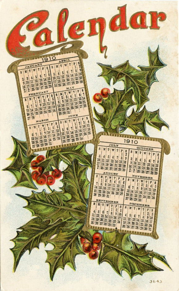 1910 Calendar-Carey's Emporium