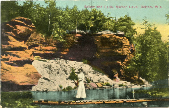 Below the Falls, Mirror Lake, Delton, WI-Carey's Emporium