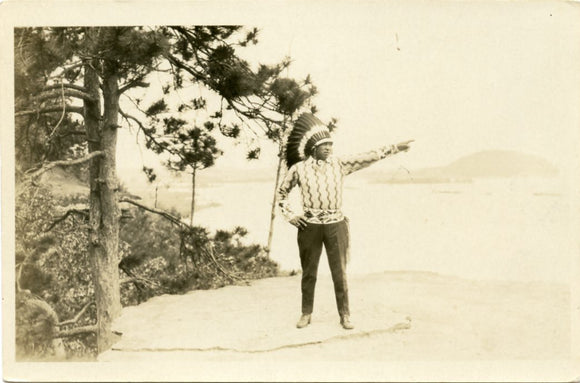 White Thunder, Riverview Guide, at the Wisconsin Dells, WI-Carey's Emporium