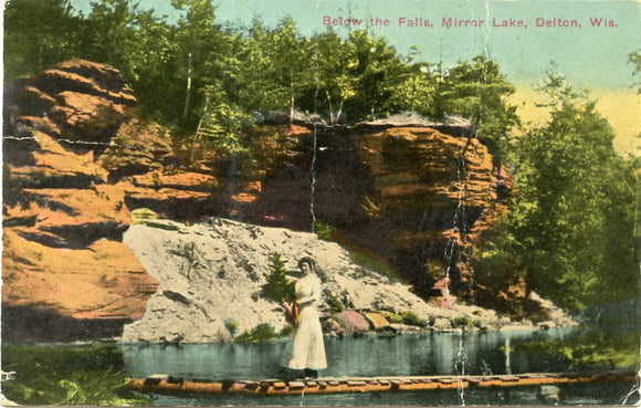 Below the Falls, Mirror Lake, Delton, WI-Carey's Emporium