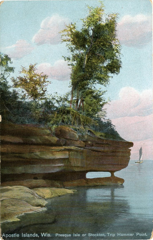 Presque Isle, or Stockton, Trip Hammer Point, Apostle Islands, WI-Carey's Emporium