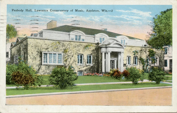 Peabody Hall, Lawrence Conservatory of Music, Appleton, WI-Carey's Emporium