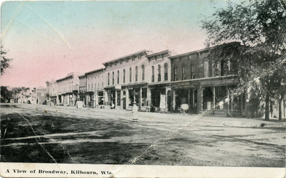 A View of Broadway, Kilbourn, WI-Carey's Emporium