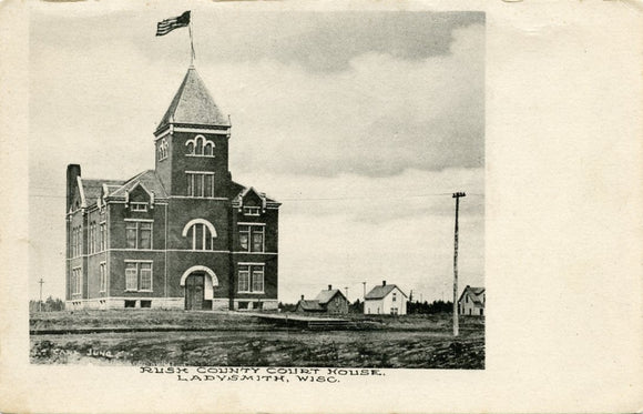 Rusk County Court House, Ladysmith, WI-Carey's Emporium