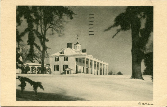 The Mount Vernon Mansion, East Front, Mount Vernon, VA-Carey's Emporium
