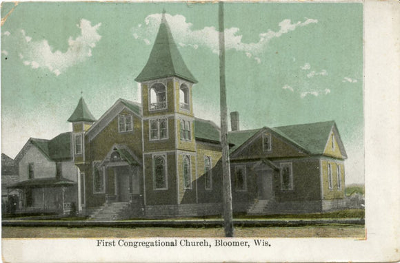 First Congregational Church, Bloomer, WI-Carey's Emporium