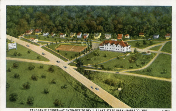 Panoramic Resort, at Entrance to Devil's Lake State Park, Baraboo, WI-Carey's Emporium