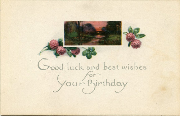 Good Luck and Best Wishes for Your Birthday-Carey's Emporium