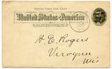 U. S. Postal Card, One Cent, 1893, I. O. O. P. Encampment, Baraboo, WI-Carey's Emporium